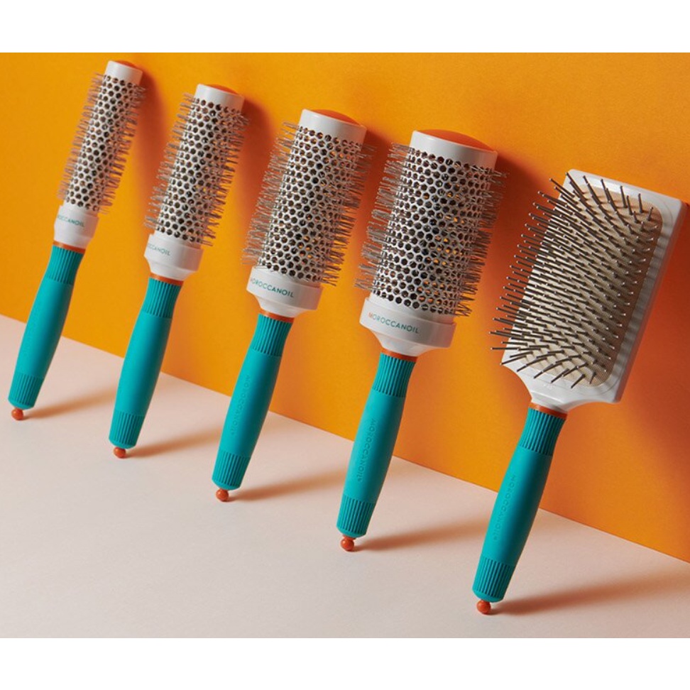 Moroccanoil Brush Cọ rửa ma-rô-ni-a-níc-xà-rô-lông cuộn bằng gốm sứ/đôi tóc quanh cọ làm khô tóc/từ Hàn Quốc 25cm, 35cm, 45cm,55cm, paddle brush