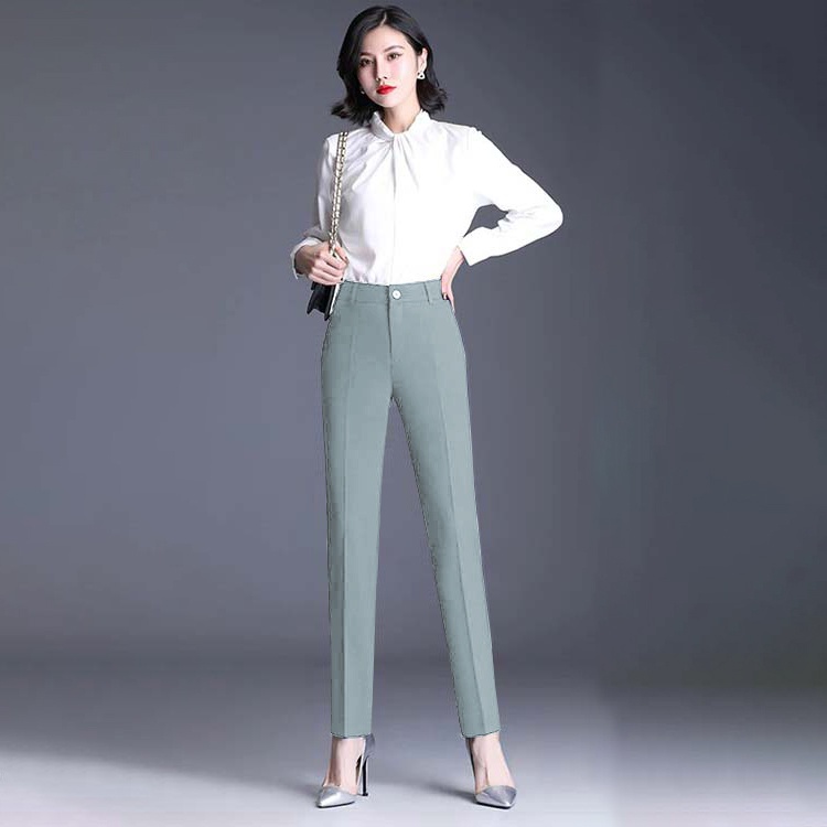 Quần tây công sở nữ kiểu mới vải cotton lạnh nhiều màu