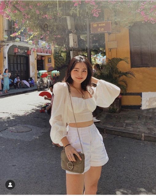 ÁO CROPTOP TAY BỒNG NƠ LƯNG🌵🌵