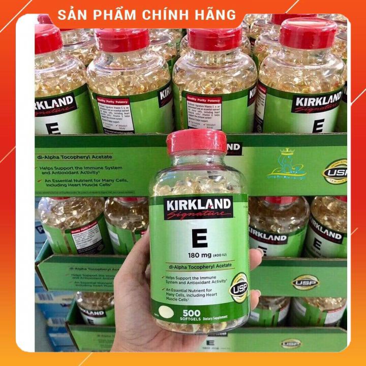 VITAMIN E KIRK.LAND của Mỹ 🔥𝐍𝐄𝐖🔥 mẫu mới 2021