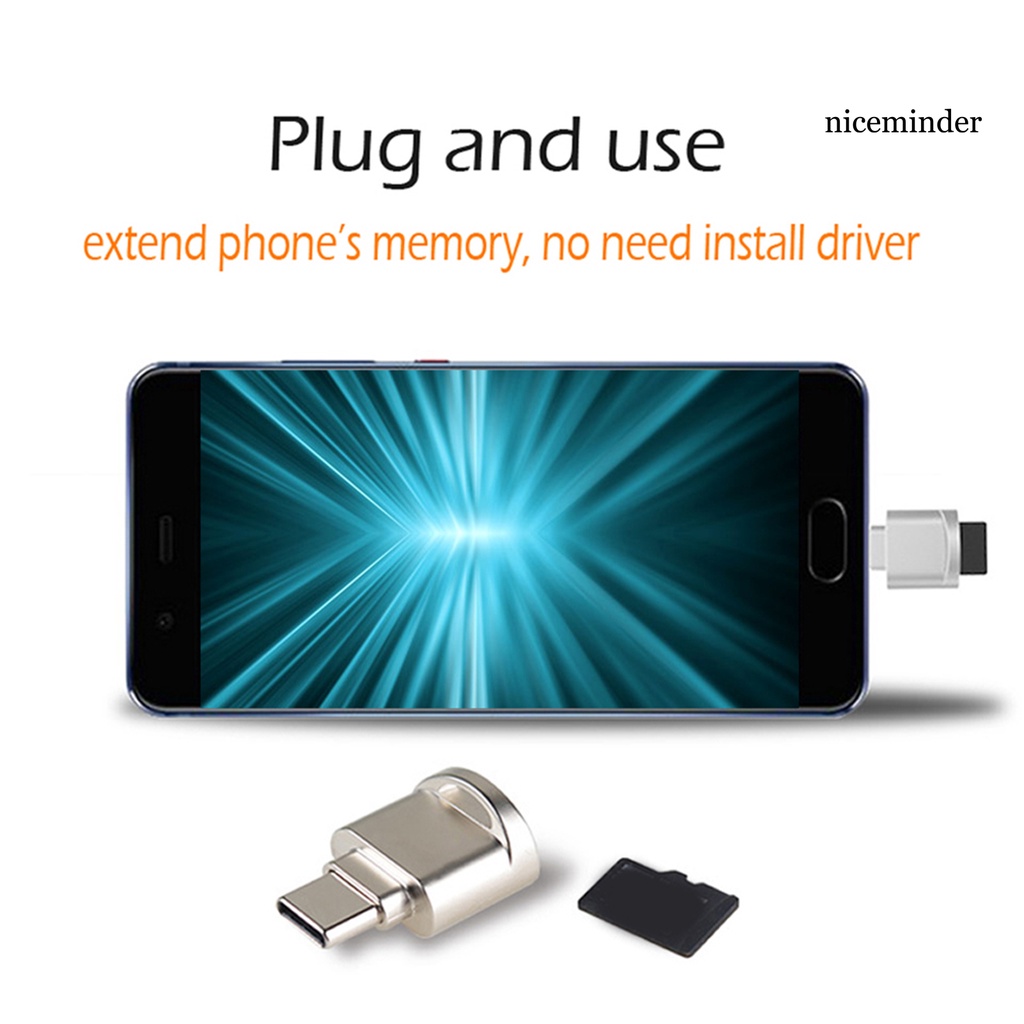 Đầu Đọc Thẻ Nhớ Mini Tốc Độ Cao Bằng Hợp Kim Kẽm Tiện Dụng Cho Văn Phòng