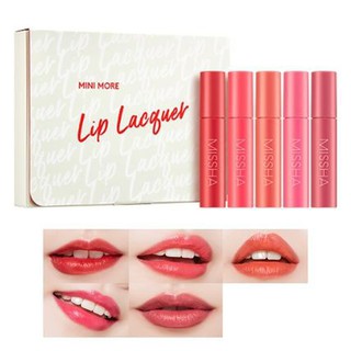 Set 5 Son Kem Missha Mini More Lip Lacquer Kit