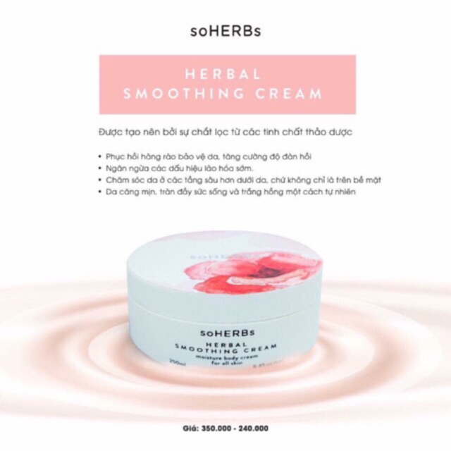 SoHERBs herbal smoothing cream