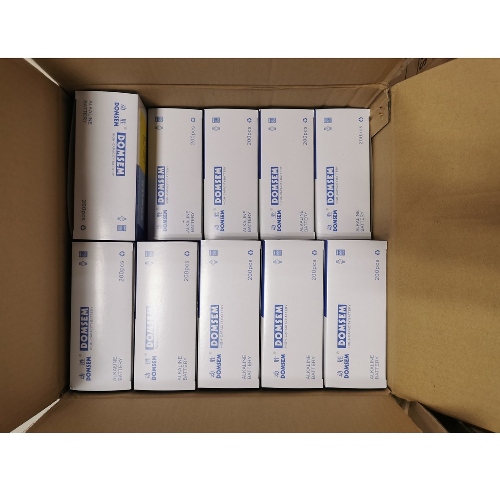 Vỉ 10 Viên Pin AG11/ SR721SW/ CX58 / 362A / LR721W DOMSEM Pin Cúc Áo Thay Thế Cho Đồng Hồ Đeo Tay Các Loại