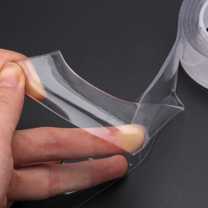 Cuộn băng dính silicon trong suốt hai mặt tiện dụng