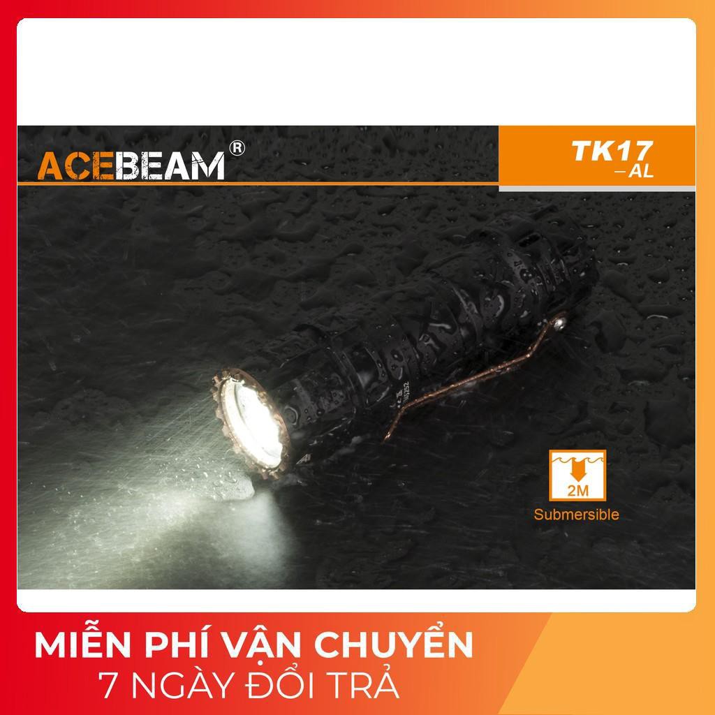 [BH 5 NĂM] [HÀNG ĐẸP] Đèn pin và đèn sạc ACEBEAM TK17 siêu sáng 2300lm sử dụng pin 18350 (kèm theo)