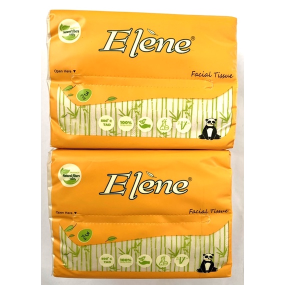 THÙNG 30 GÓI GIẤY ĂN GẤU TRÚC THƯƠNG HIỆU ELENE- Giấy ăn không chất tẩy trắng