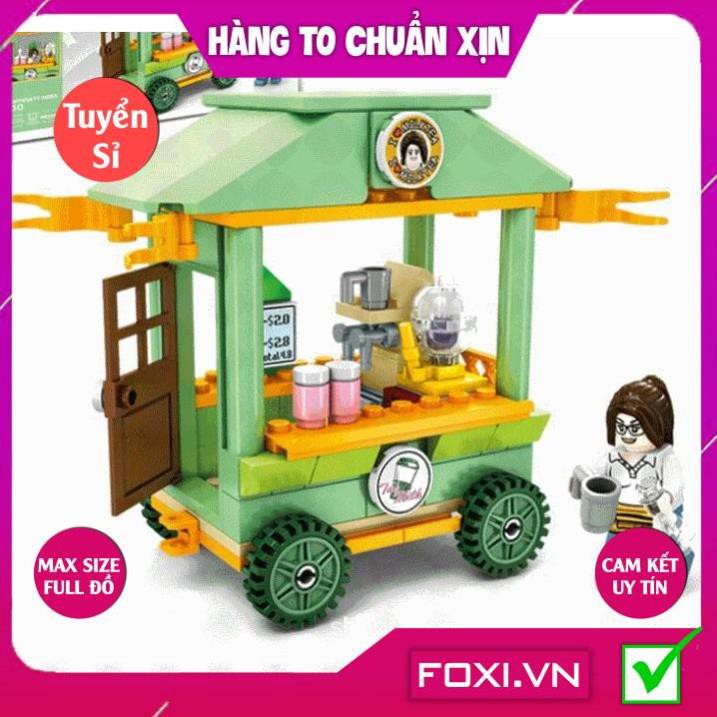 [FREESHIP HÀNG ĐẸP] Đồ Chơi Lắp Ráp Cửa Hàng Lưu Động-Trò chơi giải trí bé yêu-phát triển tư duy thông minh IQ