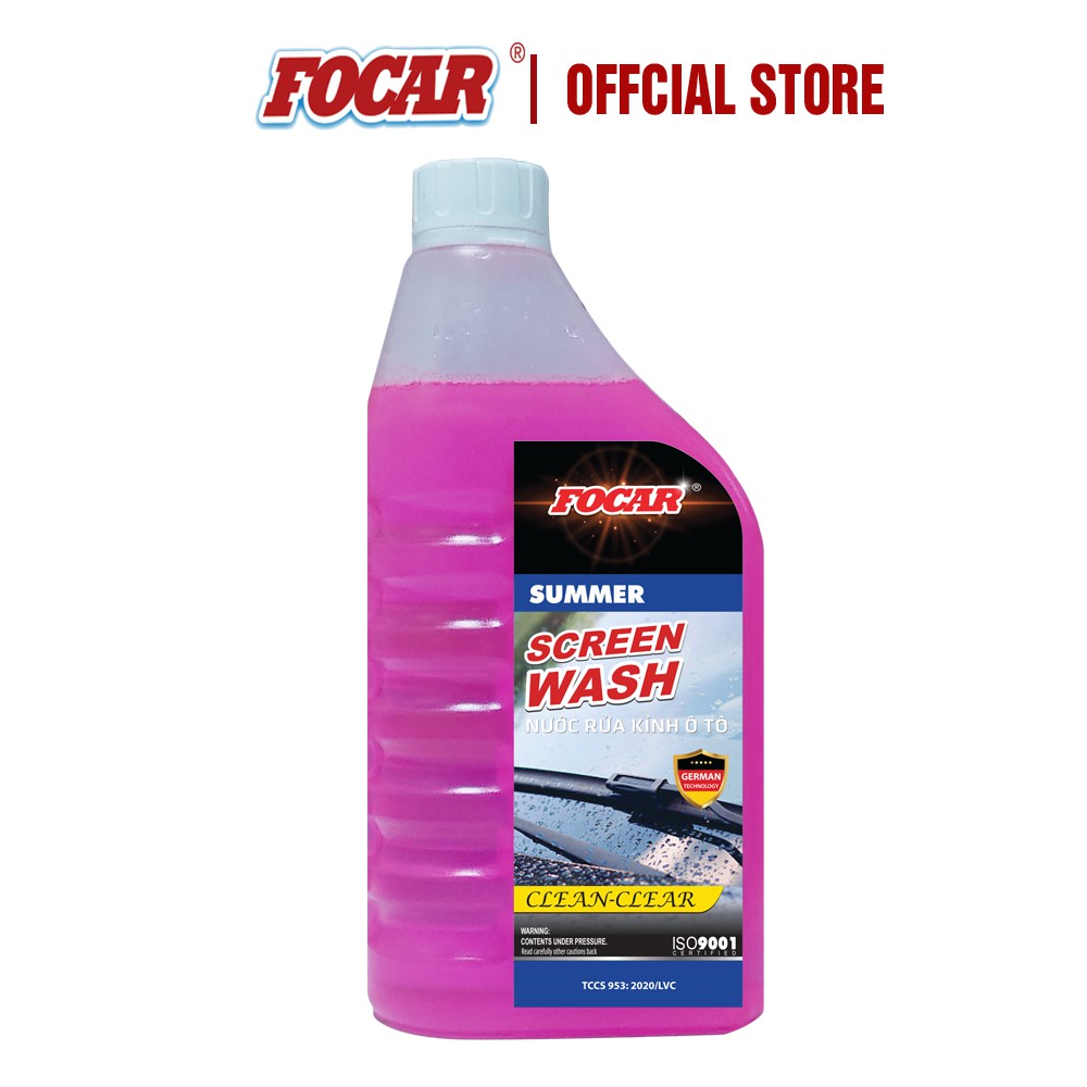 Nước rửa kính Focar Summer Screen Wash 850ml - Chống bám bụi, chống xước kính