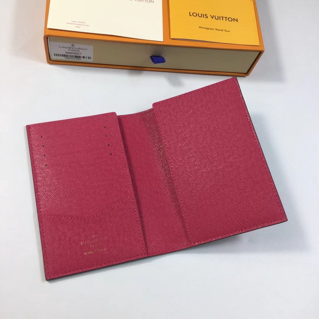 Sẵn sàng giao hàng Hộp đựng hộ chiếu Louis Vuitton LV Ladies New M80858