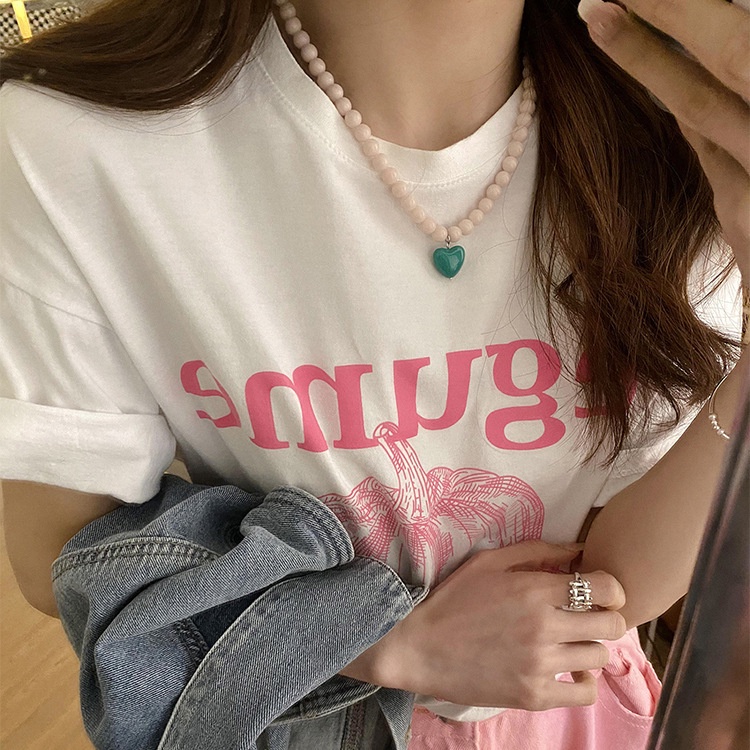 Vòng cổ Mặt Trái Tim Màu Sắc Phong Cách Hàn Quốc 2022 Cho Nữ