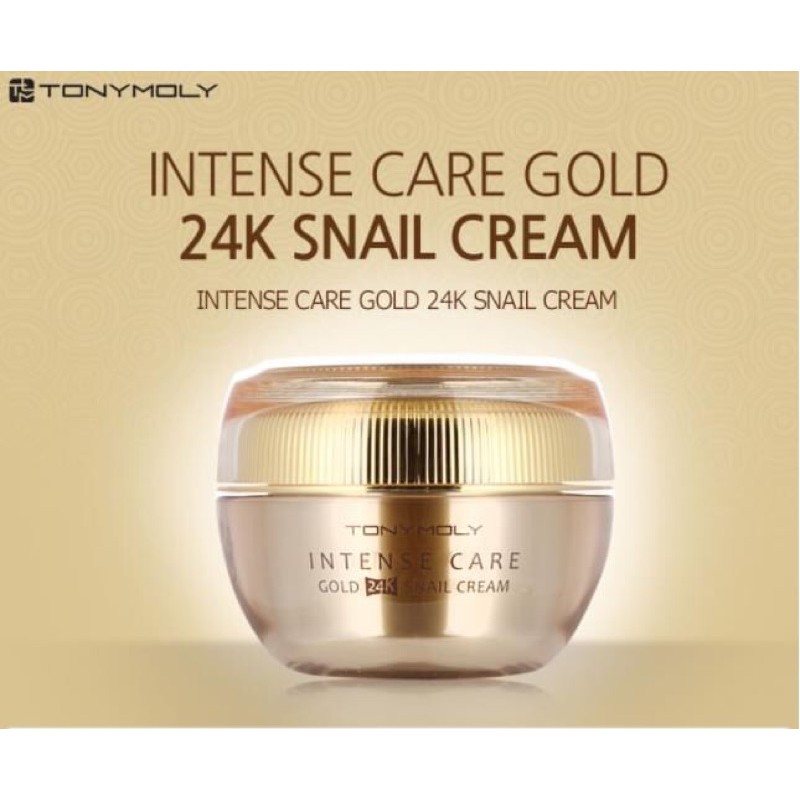 KEM DƯỠNG ỐC SÊN VÀNG 24K TONYMOLY INTENSE CARE GOLD 24K SNAIL CREAM