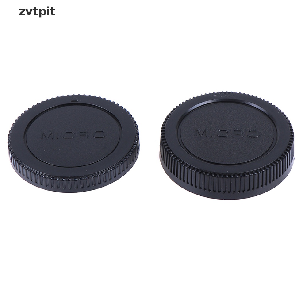 [ZVPT] Body+Rear Lens Cap Cover Protective Case For Olympus M4/3 Camera Accessory Black DSF