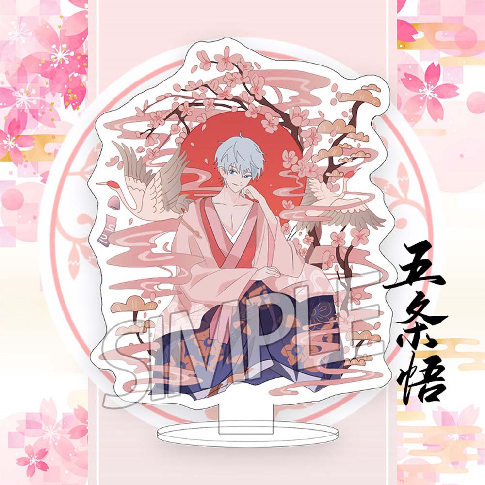 Mô hình các nhân vật trong Anime Jujutsu Kaisen bằng acrylic trong suốt dùng trang trí bàn làm việc đa năng