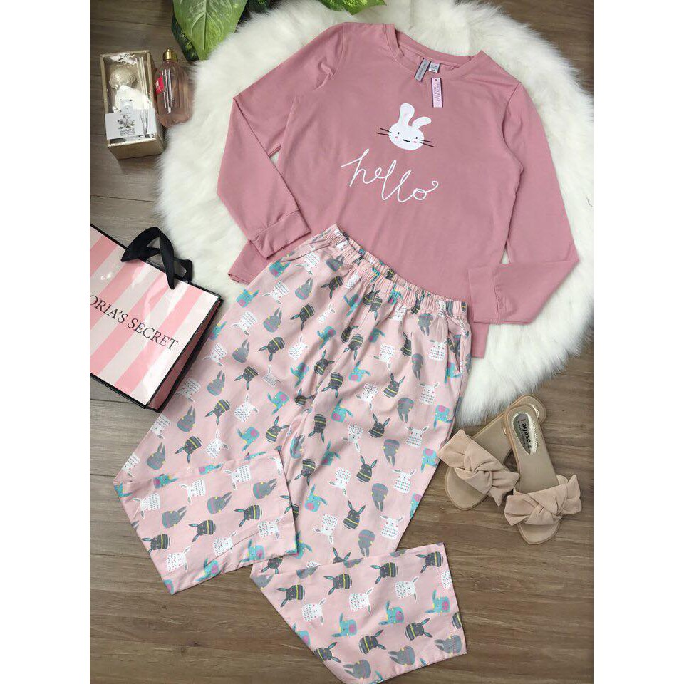 Bộ cotton Victoria's secret