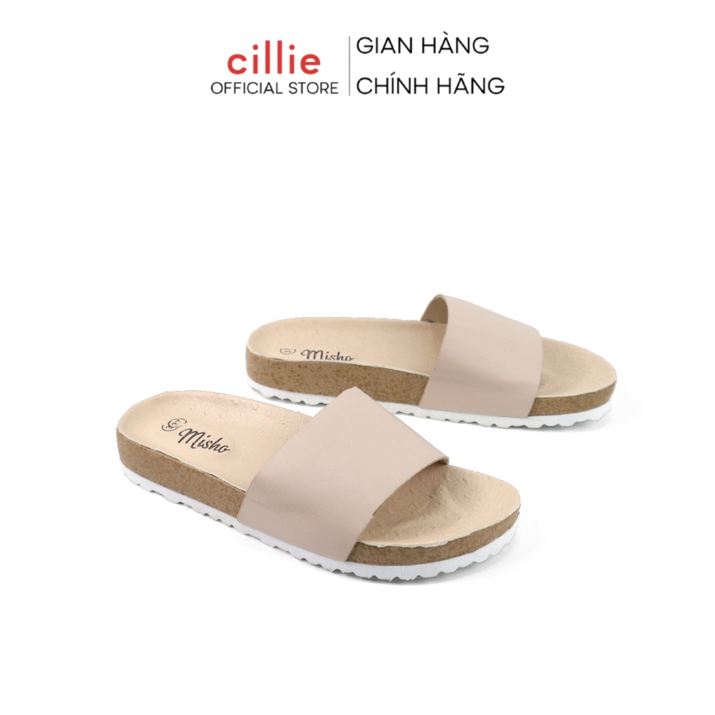 Dép Đế Trấu Nữ Quai Ngang Cillie Bằng Da Thật Mềm Mại Nhẹ Nhàng Thời Trang Đi Biển, Đi Chơi 1009