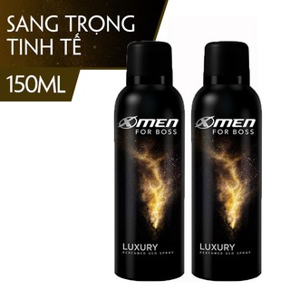 Combo 2 Xịt Khử Mùi X-Men For Boss Luxury - Mùi Hương Sang Trọng Tinh Tế 150ml - [Phương Uyên Store]