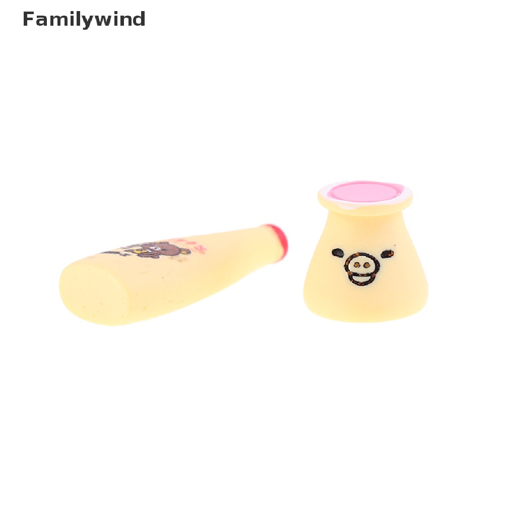 Set 6 Mô Hình Bánh Pudding Mini Tỉ Lệ 1: 12 Trang Trí Nhà Búp Bê