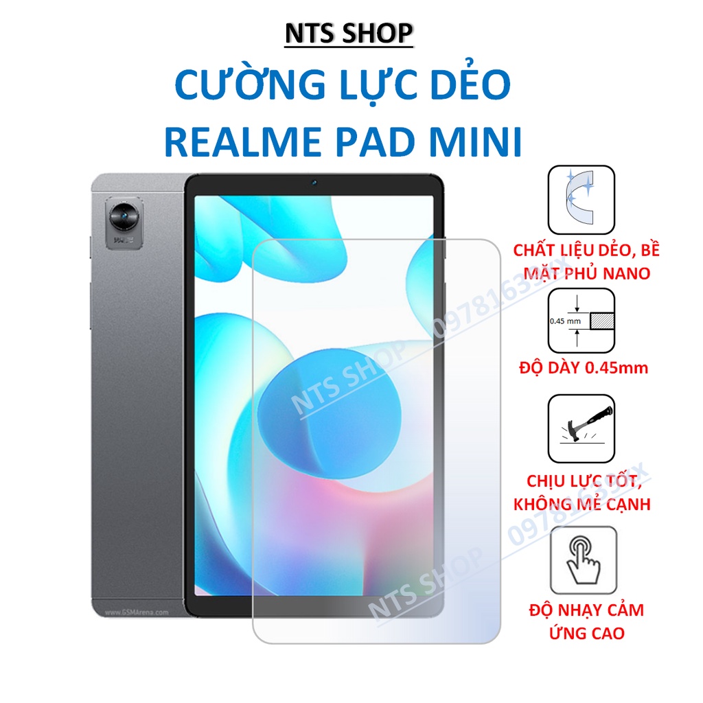 Dán cường lực dẻo bảo vệ màn hình Realme Pad Mini