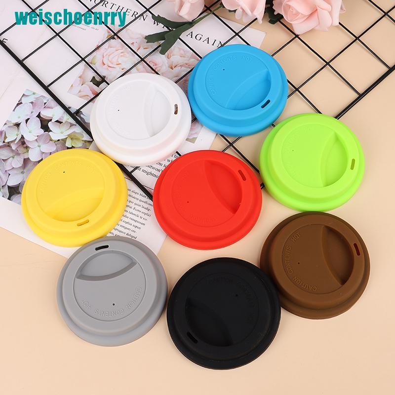 Rér●1 Nắp Đậy Cốc Trà, Cà Phê, Trà Bằng Silicone, Chống Bụi