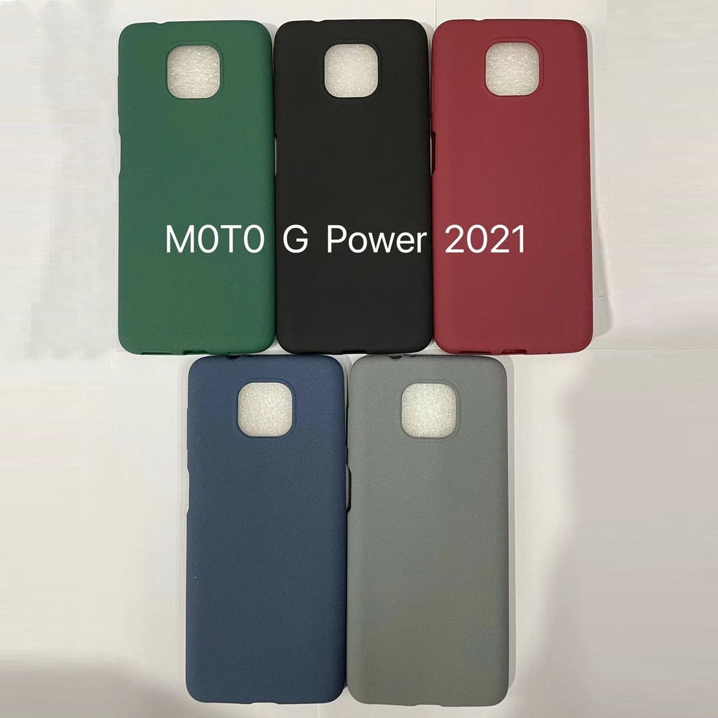 Ốp Điện Thoại Mềm Siêu Mỏng Bề Mặt Nhám Cát Đá Đơn Giản Dành Cho Motorola Moto G Power 2021 / G Play 2021