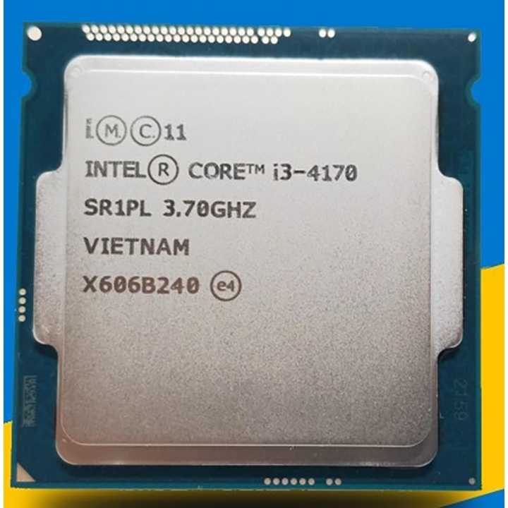 CPU Intel Core i3-4130, i3-4150, i3-4160, i3 4170 Socket 1150 hỗ trợ dòng Main H81, B85, Z87, Z97...Tặng keo tản nhiệt !