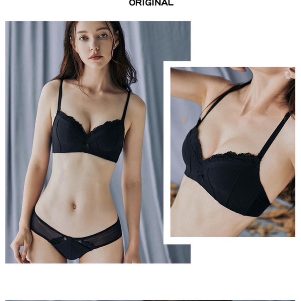 Bộ đồ lót PD không gọng mút vừa siêu mềm M2 BL