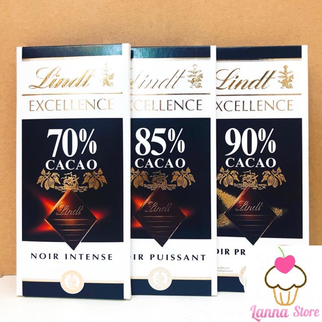 Sô cô la đen LINDT thanh 100g - Đức