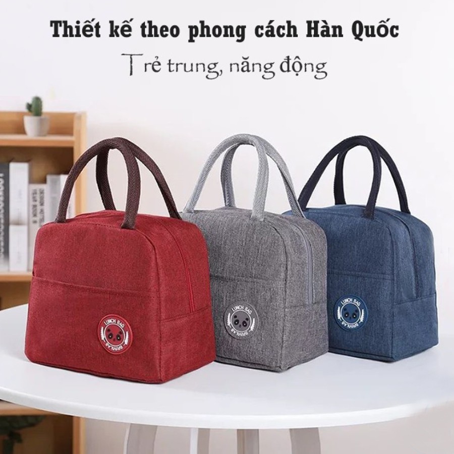 Túi giữ nhiệt, túi đựng cơm tiện lợi Kích thước 23x13x22cm