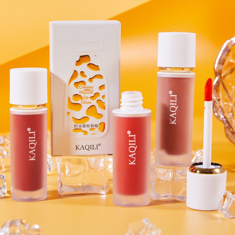 [Hàng mới về] Son kem KAQILI tông lì chống dính cốc lâu trôi