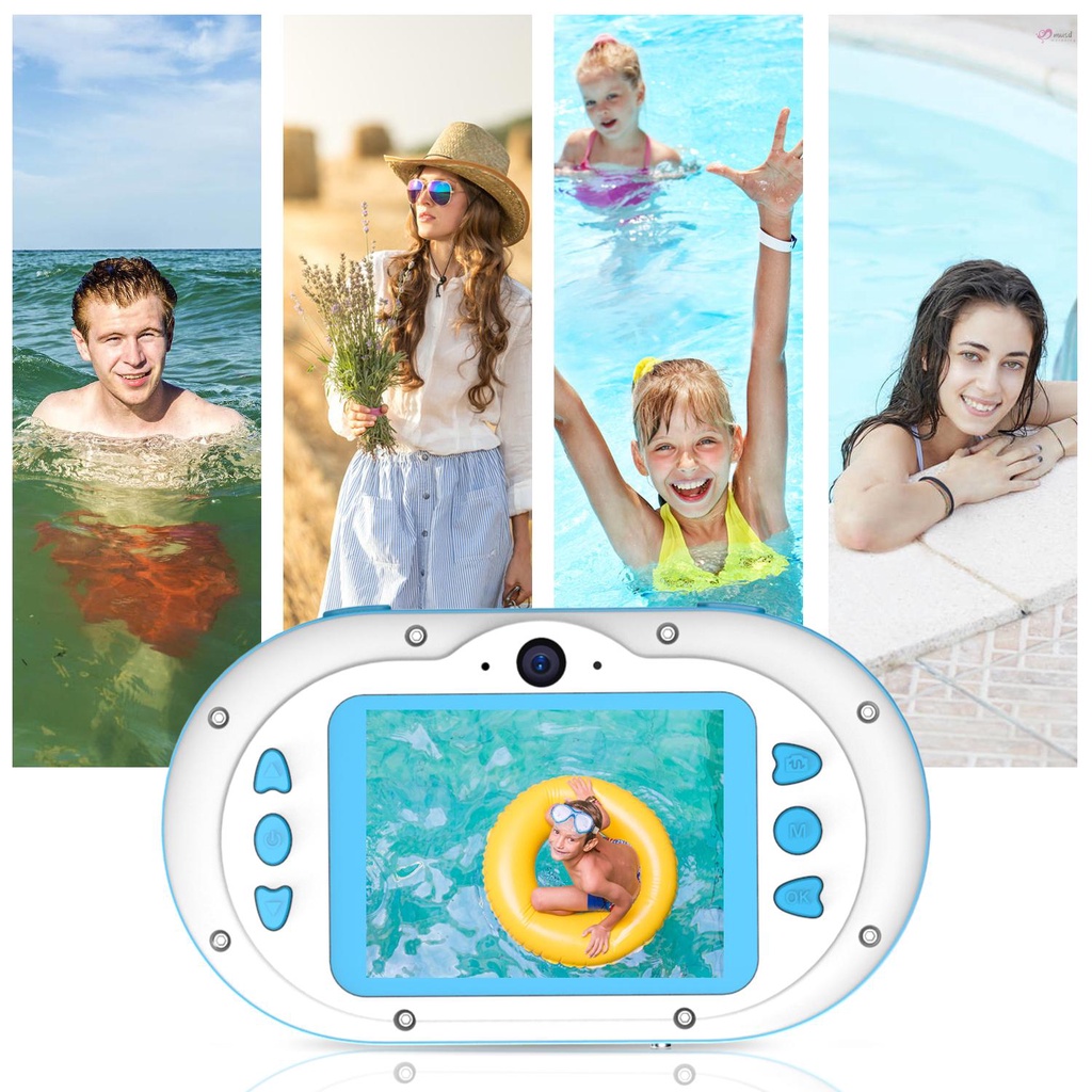 Camera kỹ thuật số 8MP chống thấm nước màn hình kép 2.4 Inch IPS HD tự hẹn giờ cho bé 5s
 | BigBuy360 - bigbuy360.vn