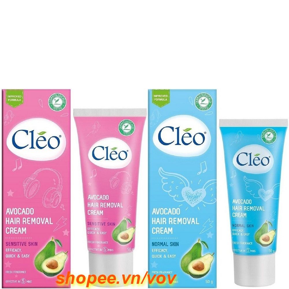 Tẩy Lông Cleo 50g Avocado Hair Removal Cream Chính Hãng.
