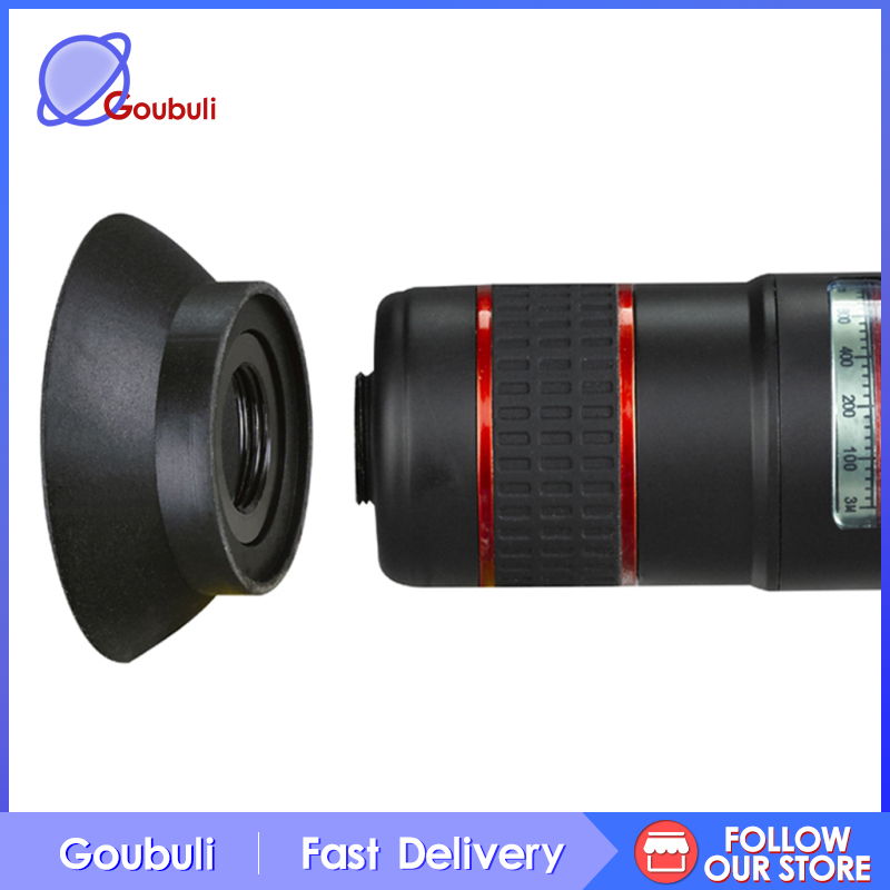 [Goubuli]12x Optical  Lens Telescope Telephoto +Clip for Mobile Cell Phone Camera