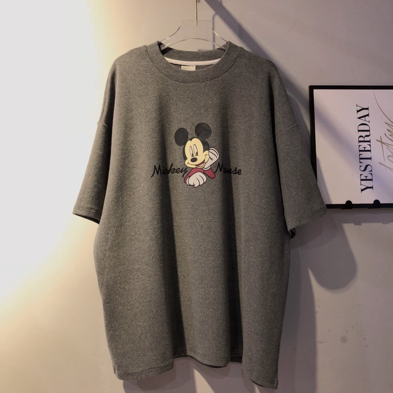 Áo thun in hình chuột mickey thời trang Hàn 2020 dành cho nữ