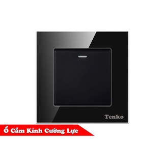 Công Tắc Điện Kính Cường Lực Chống Xước Tenko TK-F71-D-01 mode Black