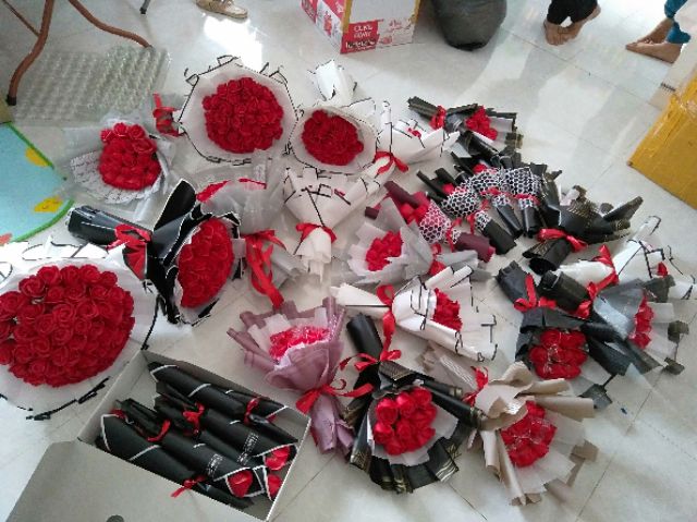 Bó hoa sáp  30 bông