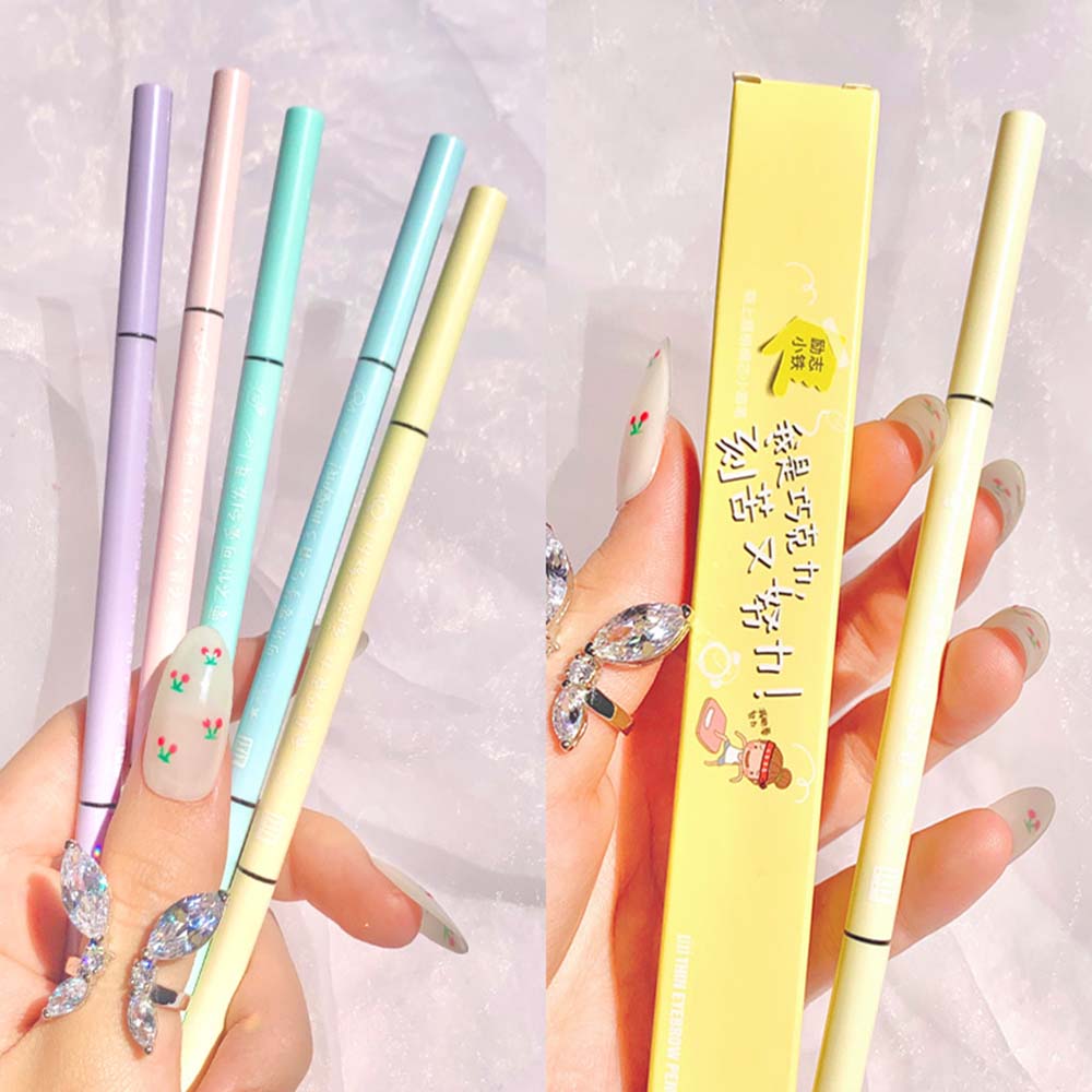 Bút kẻ lông mày kháng nước lâu trôi thiết kế có đầu cọ tiện dụng