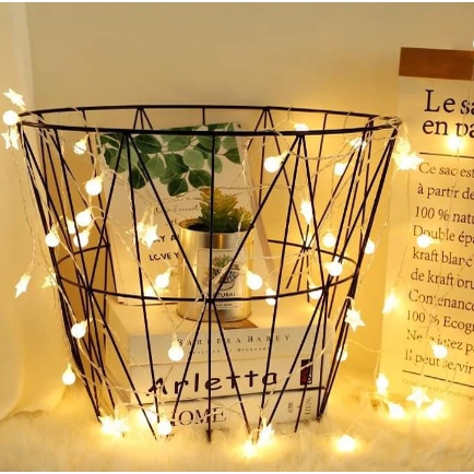 Dây đèn ngôi sao sử dụng USB và pin AA du lịch dã ngoại cắm trại