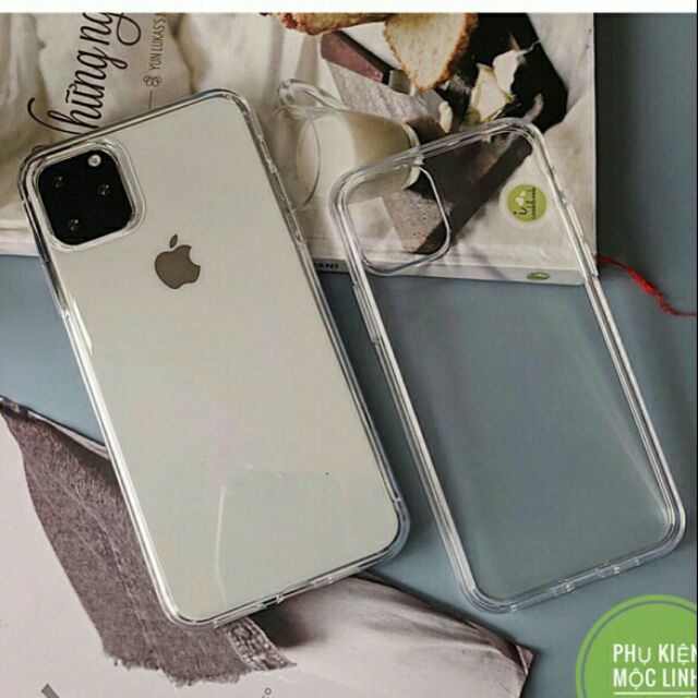 Ốp silicon cho iphone 11 pro/ iphone 11/ iphone 11 pro max 2019 (trong suốt)