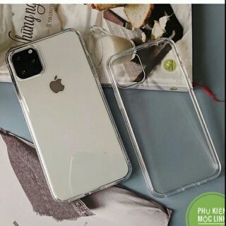 Ốp silicon cho iphone 11 pro/ iphone 11/ iphone 11 pro max 2019 (trong suốt)