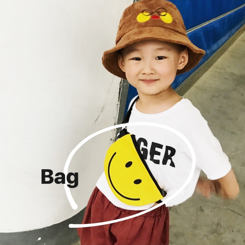 Túi da PU đeo chéo in họa tiết hoạt hình đáng yêu cho bé gái