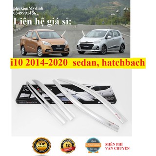 Vè che mưa i10 2014-2020 mạ crom sedan, hatchback