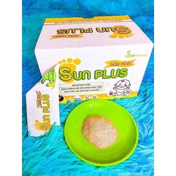 Men vi sinh cho be Sunplus + sữa non sun plus, men hữu cơ giúp bé tăng cân, hệ tiêu hóa tốt, tăng đề kháng cho bé