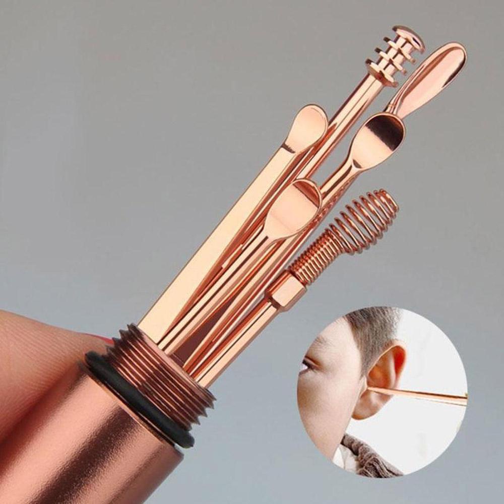 Bộ 6 Dụng Cụ Lấy Ráy Tai Bằng Thép Không Gỉ Tiện Dụng