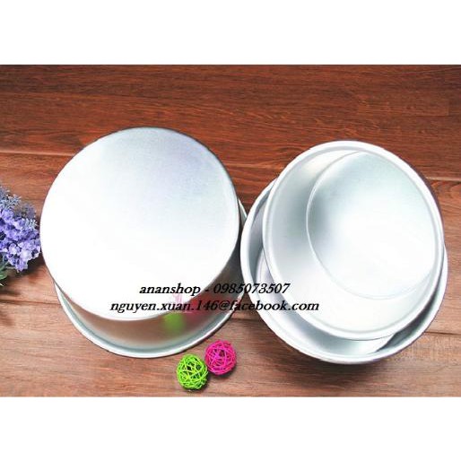 Khuôn tròn đế rời / đế liền 10inch (24cm)