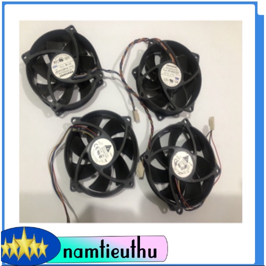 Fan 8cm tròn Foxconn Delta 0.39 0.60A có jack cắm