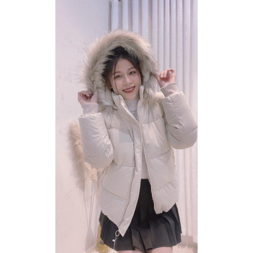 Áo Phao béo hàng loại 1 kèm mũ form dày dặn. sẵn đủ màu | BigBuy360 - bigbuy360.vn