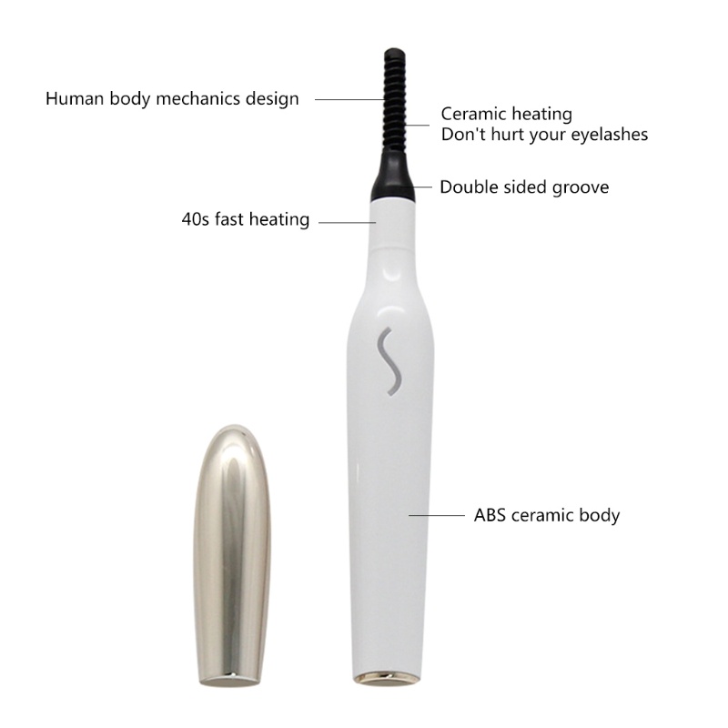 Dụng Cụ Uốn Lông Mi Mini Bằng Điện Có Thể Sạc Lại Bằng Cổng USB