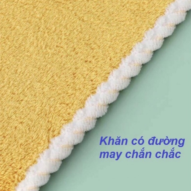 Khăn lau tay nhà bếp, phòng tắm treo tường thấm hút nhanh hình thú dễ thương có kèm móc treo tiện dụng - TiNa’s House