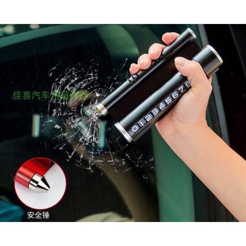 Bảng Số Điện Thoại, Thẻ Đỗ Xe Kiêm Giá Đỡ Điện Thoại, Tích Hợp Phá Kính